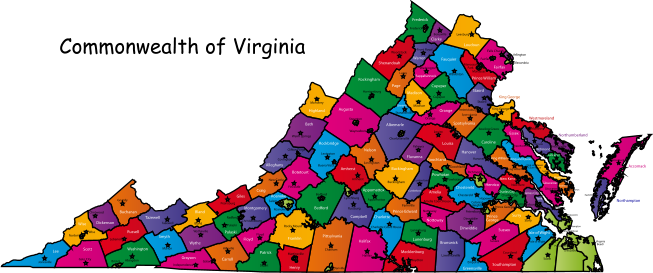 Virginia-Map